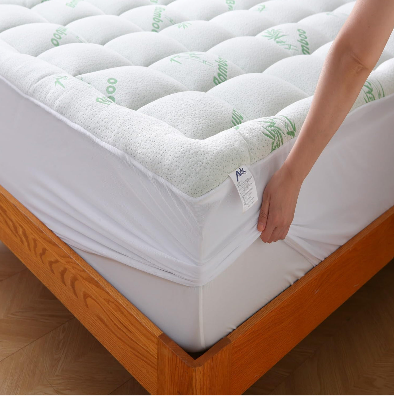 Fitted Bamboo mattress topper (30)⭐️⭐️⭐️⭐️⭐️